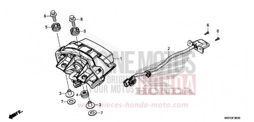 FEU ARRIERE ADV750J de 2018